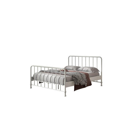 Bed Lyon – wit – 140×200 cm – Leen Bakker bestellen via beddenwinkel-online.nl