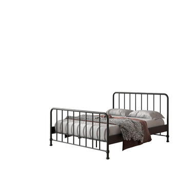 Bed Osaka – taupe – 140×200 cm – Leen Bakker bestellen via beddenwinkel-online.nl