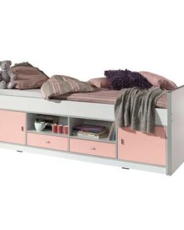 Vipack kajuitbed Bonny – lichtroze – 78,5×97,5×207 cm – Leen Bakker bestellen via beddenwinkel-online.nl