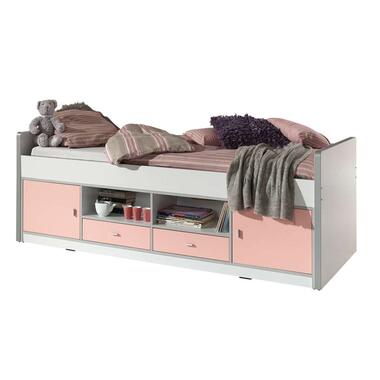 Vipack kajuitbed Pino met onderbed – taupe – 76,5×98,8×209,4 cm – Leen Bakker bestellen via beddenwinkel-online.nl