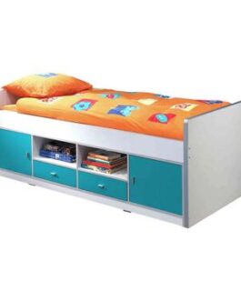 Vipack kajuitbed Bonny – turquoise – 78,5×97,5×207 cm – Leen Bakker bestellen via beddenwinkel-online.nl