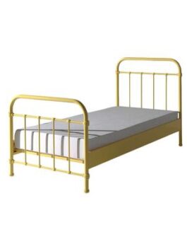 Vipack bed New York – geel – 90×200 cm – Leen Bakker bestellen via beddenwinkel-online.nl