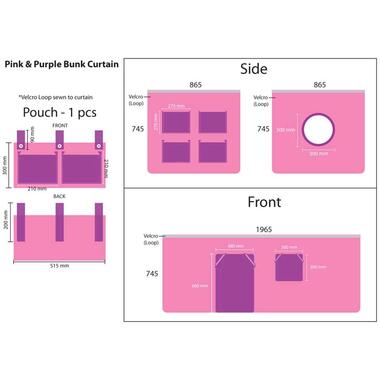 Vipack tunnel Spring – roze – 95x85x10 cm – Leen Bakker bestellen via beddenwinkel-online.nl