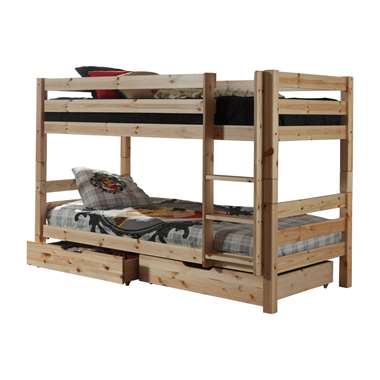 Vipack stapelbed Pino met onderbed – wit – 140x103x208 cm – Leen Bakker bestellen via beddenwinkel-online.nl