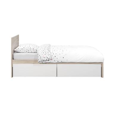 Bed Anne – mat antraciet – 120×200 cm – Leen Bakker bestellen via beddenwinkel-online.nl