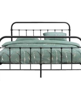 Bed Anne – mat antraciet – 160×200 cm – Leen Bakker bestellen via beddenwinkel-online.nl