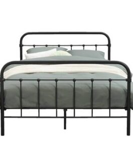 Bed Anne – mat antraciet – 140×200 cm – Leen Bakker bestellen via beddenwinkel-online.nl