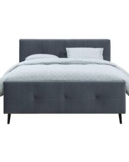 Bed Emily – grijs – 180×200 cm – Leen Bakker bestellen via beddenwinkel-online.nl