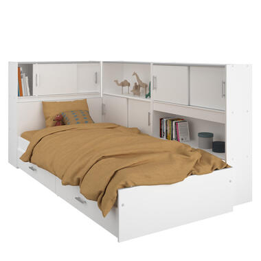 Bed Lyon – zwart – 90×200 cm – Leen Bakker bestellen via beddenwinkel-online.nl