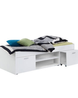 Bed Wilton – wit – 90×200 cm – Leen Bakker bestellen via beddenwinkel-online.nl