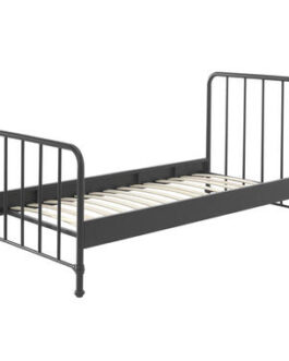 Vipack bed Bronxx – zwart – 90×200 cm – Leen Bakker bestellen via beddenwinkel-online.nl