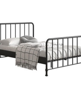 Vipack bed Bronxx – zwart – 140×200 cm – Leen Bakker bestellen via beddenwinkel-online.nl