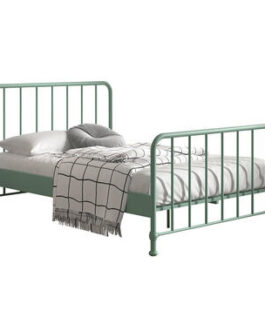 Vipack bed Bronxx – olijfgroen – 140×200 cm – Leen Bakker bestellen via beddenwinkel-online.nl