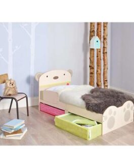 Kinderbed HelloHome BearHug – beige – 59x77x143 cm – Leen Bakker bestellen via beddenwinkel-online.nl