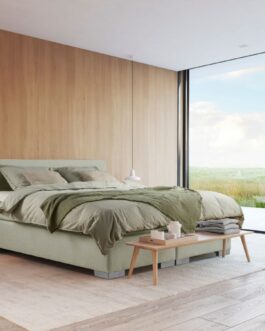 Boxspring Bed Sara – 140×200 – Incl. Pocketmatras + Hoofdbord – Oud roze bestellen via beddenwinkel-online.nl