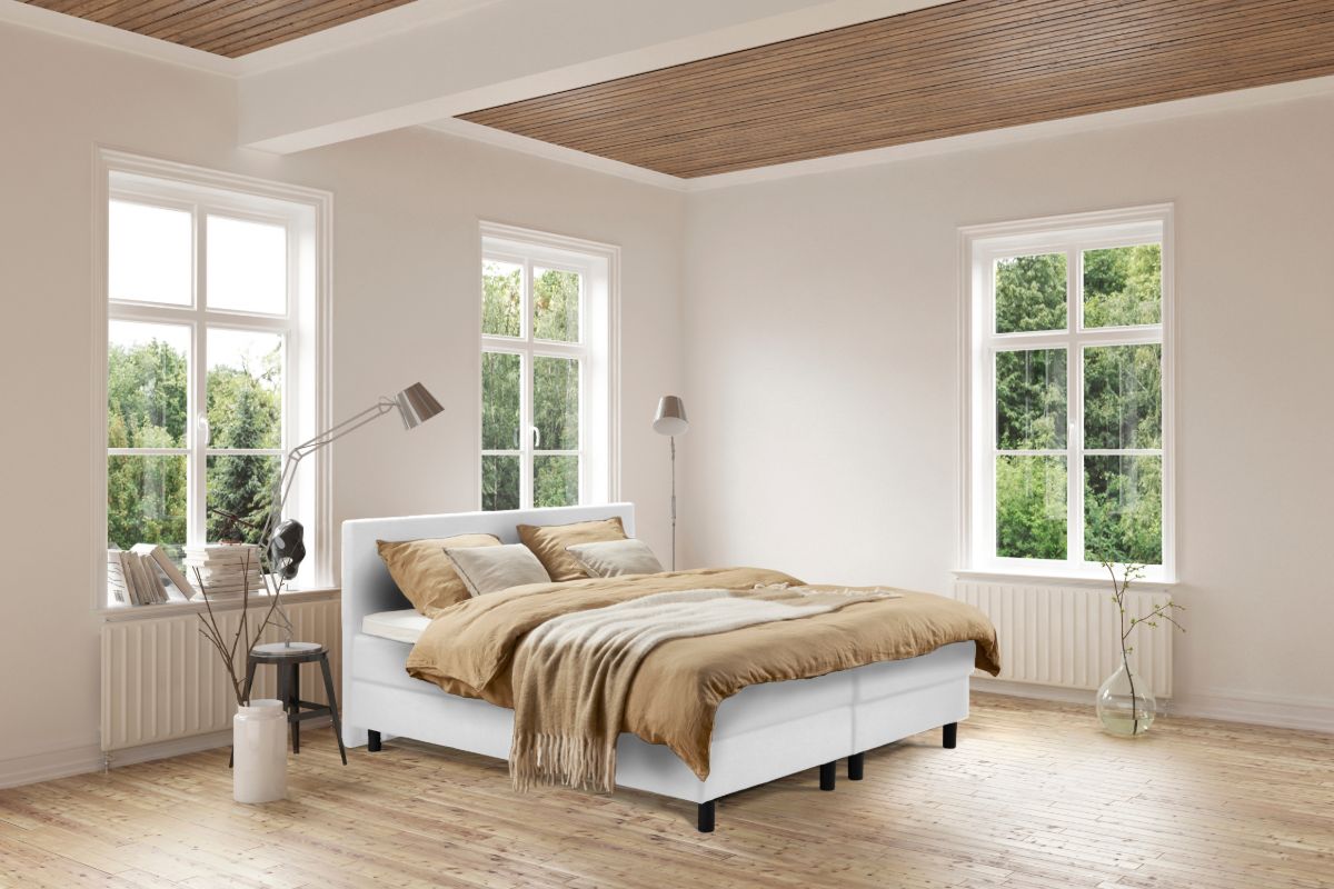 Boxspring Bed Isabella – 160×200 – Incl. Pocketmatras + Hoofdbord – Oud roze bestellen via beddenwinkel-online.nl