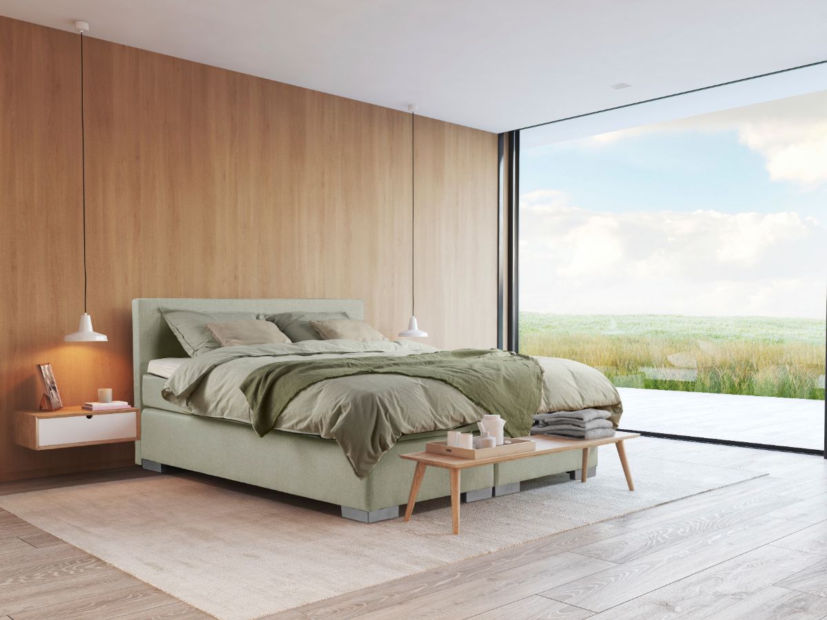 Boxspring Bed Sara – 180×220 – Incl. Pocketmatras + Hoofdbord – Oud roze Boxspring Bed Sara – 180×220 – Incl. Pocketmatras + Hoofdbord – Oud roze bestellen via beddenwinkel-online.nl