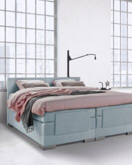 Boxspring Bed Julia – Elektrisch – 160×200 – Incl. Hoofdbord – Blauw Boxspring Bed Julia – Elektrisch – 160×200 – Incl. Hoofdbord – Blauw bestellen via beddenwinkel-online.nl