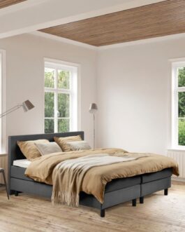 Boxspring Bed Isabella – 160×200 – Incl. Pocketmatras + Hoofdbord – Antraciet Boxspring Bed Isabella – 160×200 – Incl. Pocketmatras + Hoofdbord – Antraciet bestellen via beddenwinkel-online.nl