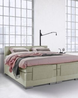 Boxspring Bed Julia – Elektrisch – 160×200 – Incl. Hoofdbord – Groen Boxspring Bed Julia – Elektrisch – 160×200 – Incl. Hoofdbord – Groen bestellen via beddenwinkel-online.nl