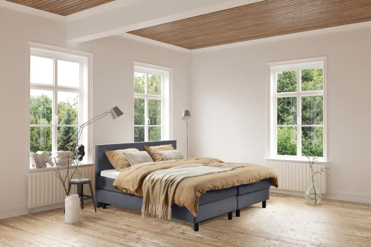 Boxspring Bed Julia – Elektrisch – 140×200 – Incl. Hoofdbord – Ecru Boxspring Bed Julia – Elektrisch – 140×200 – Incl. Hoofdbord – Ecru bestellen via beddenwinkel-online.nl