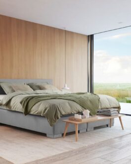 Boxspring Bed Sara – 160×200 – Incl. Pocketmatras + Hoofdbord – Groen Boxspring Bed Sara – 160×200 – Incl. Pocketmatras + Hoofdbord – Groen bestellen via beddenwinkel-online.nl