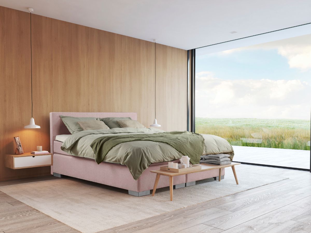 Boxspring Bed Sara – 140×200 – Incl. Pocketmatras + Hoofdbord – Bruin Boxspring Bed Sara – 140×200 – Incl. Pocketmatras + Hoofdbord – Bruin bestellen via beddenwinkel-online.nl